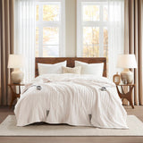 Heated Plush To Berber Electric Bedding Blanket, Ivory