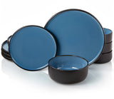 Kook Somerset Ceramic Dinnerware Set, 12-Piece