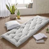 Light Weight Foldable Lounge Floor Pillow Cushion, Grey