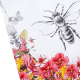 Beatrice Bee Floral Cotton Tea Towel