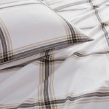 Cabin Cotton Flannel Sheet Set, Tan Plaid