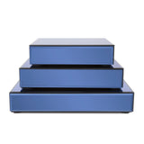 Sapphire Set of 3 Mirrored Platforms