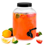 Kook 1 Gallon Glass Drink Dispenser with Spigot
