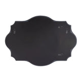 Frameless Scalloped Mirror Long