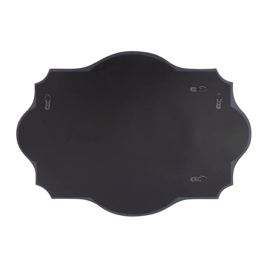 Frameless Scalloped Mirror Long