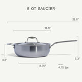 MADE IN Stainless Clad Saucier
