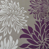Dandelion Floral Shower Curtain, Purple