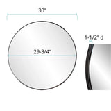 Stainless Steel Round Mirror