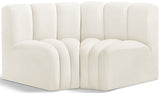 Arc - Velvet 2 Piece Modular Sofa