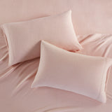 Solid Micro Fleece Sheet Set, Blush
