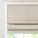 Faux Silk Cordless Roman Shade, Ivory