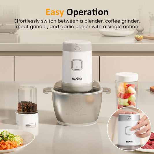 Multifunctional Meat Grinder,Blender & Food Processor Combo