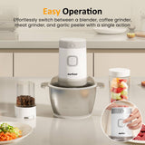 Multifunctional Meat Grinder,Blender & Food Processor Combo