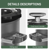2 Qt Small Slow Cooker, 3 Adjustable Temp, Ceramic Pot