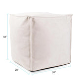Tall Square Pouf Pana Natural