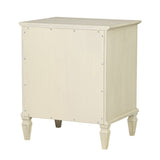 European Country Style Farmhouse Classic Nightstand, Cream