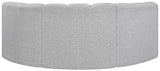 Arc - Boucle Fabric 3 Piece Modular U-Shaped Sofa