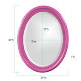 George Mirror - Glossy Hot Pink