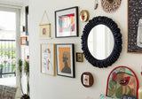 El Castillo Sun Mirror Navy Blue