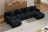 NEXO 135" 4-Seater Sofa with 2 Ottomans