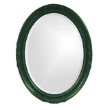 Queen Ann Mirror - Glossy Hunter Green