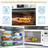 Moss & Stone 10-Pc Glass Food Container Set