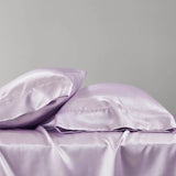 Wrinkle-Free Solid Satin Luxury Sheet Set, Lilac
