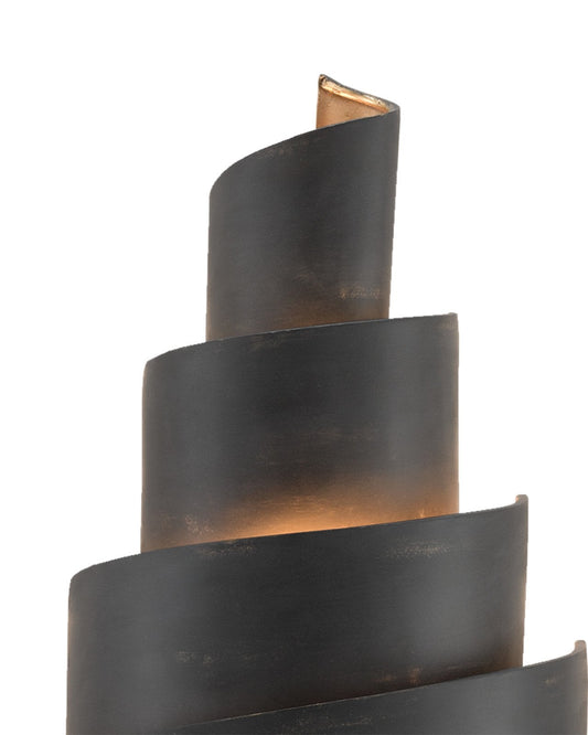 Chiffonade Black Wall Sconce