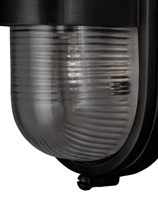 Maritime Black Outdoor Wall Sconce