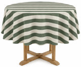 Cabana Striped Round Tablecloth