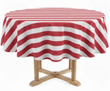Cabana Striped Tablecloth - Round