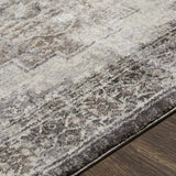Manaring Charcoal Luxe Thick Area Rug - Clearance