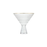Jupiter Clear Gold Rimmed Martini 11.5oz
