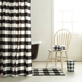 Camille Buffalo Check 3PC Towel Set, Black, 2 MOQ