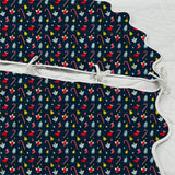 Printed Scalloped Christmas Tree Skirt