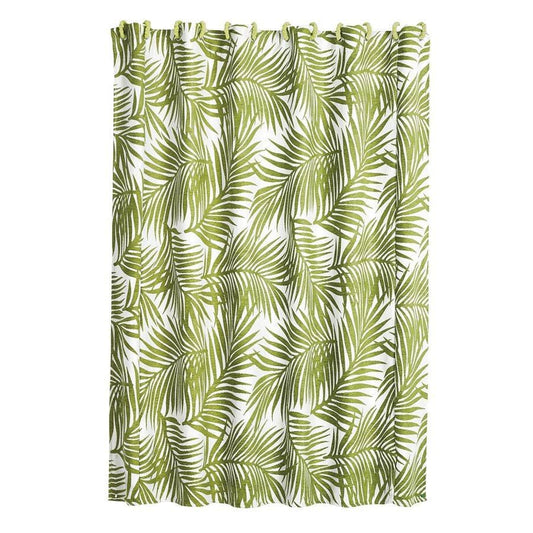 Capri Fern Coastal Shower Curtain, 2 MOQ