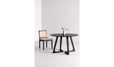Godenza Round Dining Table Black