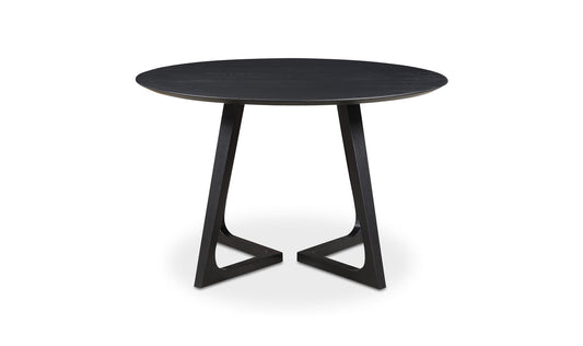 Godenza Round Dining Table Black