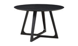 Godenza Round Dining Table Black