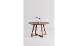 Godenza Round Dining Table Brown