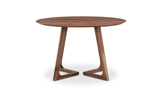 Godenza Round Dining Table Brown