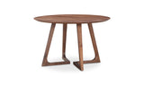 Godenza Round Dining Table Brown