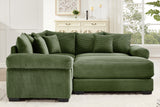 DESEO 158" Sectional Sofa with Ottoman