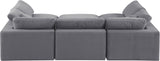 Comfy - 6 Piece Velvet Sectional