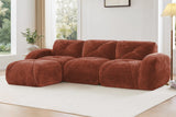 MYLO 110" 3-Seater Sofa with 1 Ottoman