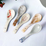 Japanese Ceramic Soup Spoon for Kitchen & Dining