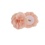 Wholesale Floral Twist Tab Semi-Sheer Window Panel, Pink