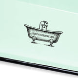 Blue Stallion Green Enamel Soap Caddy Tray