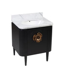 Briallen 30" Black Vanity with Oval Undermount Sink