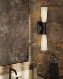 Burrows Bronze Bath Wall Sconce